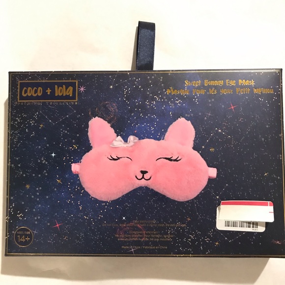 Coco & Lola Sweet Bunny Sleeping Eye Mask Pink - Picture 3 of 8